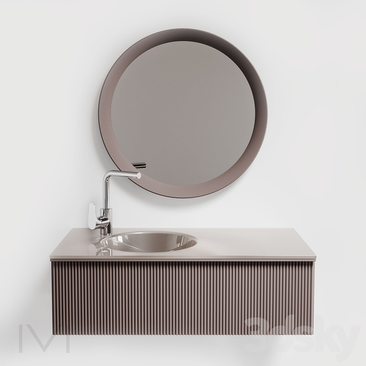 Bathroom furniture VIVOMOBILI 3DS Max - thumbnail 1