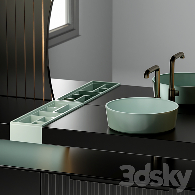 bathroom furniture vol.01 3ds Max - thumbnail 3