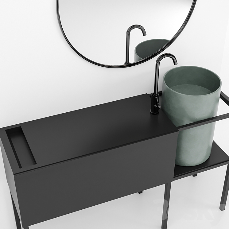 Bathroom furniture_01 3DS Max - thumbnail 2