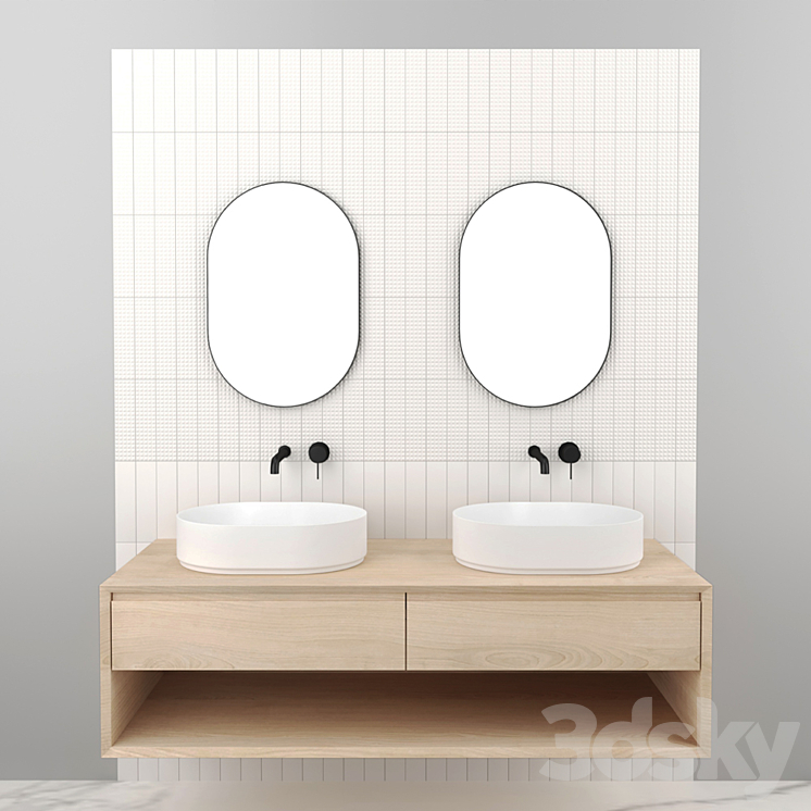 Bathroom set 05 3DS Max - thumbnail 1