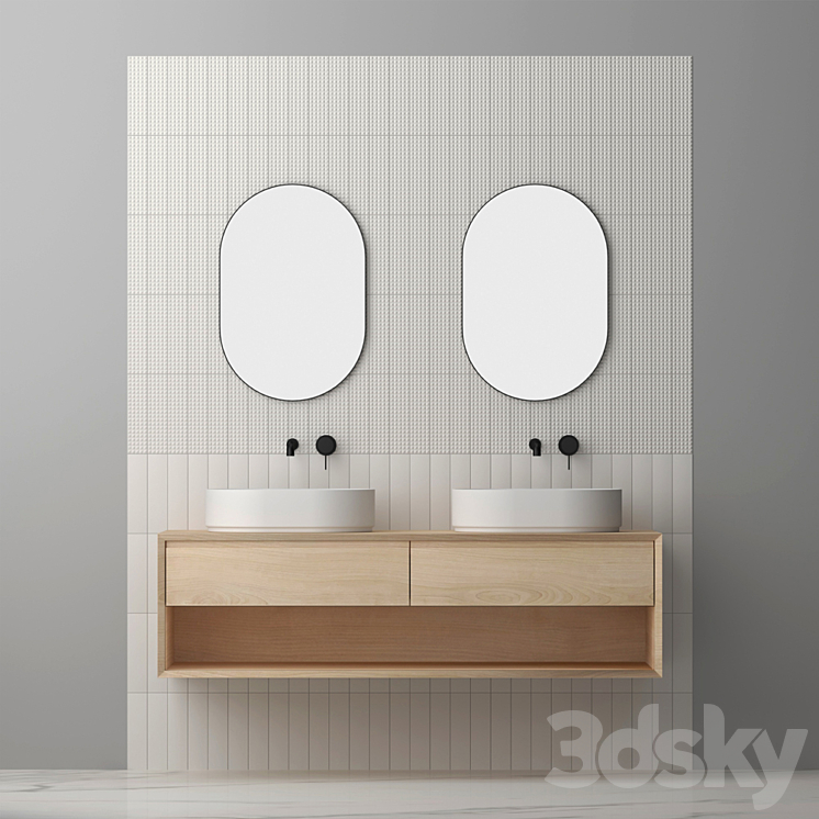 Bathroom set 05 3DS Max - thumbnail 2