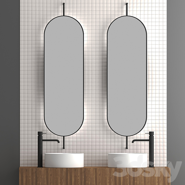 Bathroom set 08 3DS Max Model - thumbnail 2