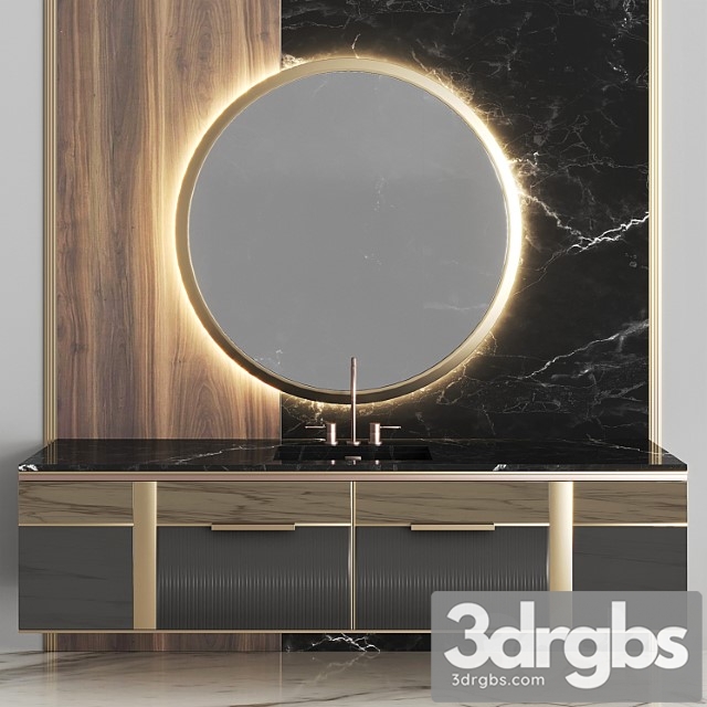 Bathroom Set Bs02 3dsmax Download - thumbnail 1