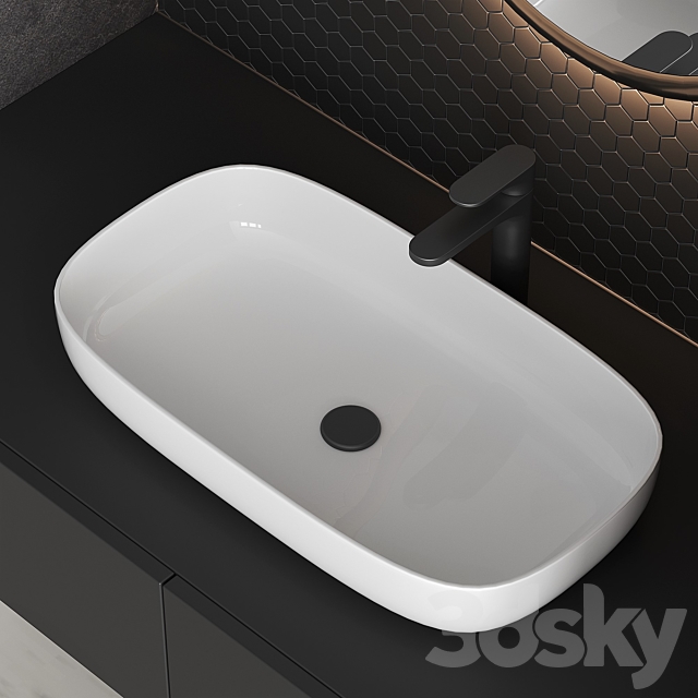 Bathroom Set BS03 3DS Max Model - thumbnail 2