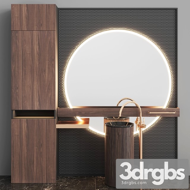 Bathroom Set BS15 3dsmax Download - thumbnail 1