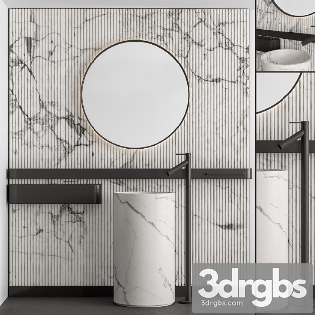 Bathroom Set Marble Wall Set 31 - thumbnail 1