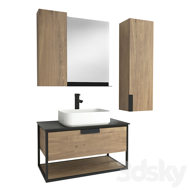 Batroom Furniture Comforty Cologne 90 _ Bathroom Furniture Comforty Cologne 90 3ds Max - thumbnail 1