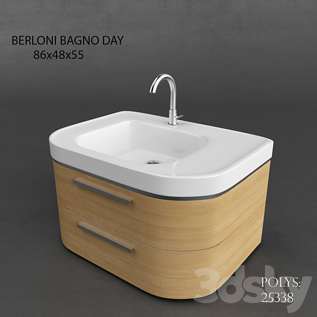 BERLONI BAGNO DAY 3ds Max - thumbnail 1