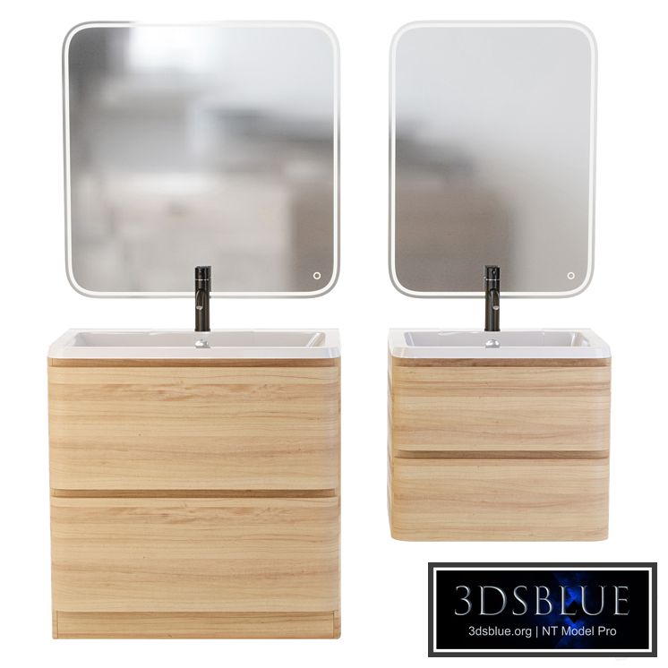 Cabinet with sink BelBagno Albano 3DS Max - thumbnail 3