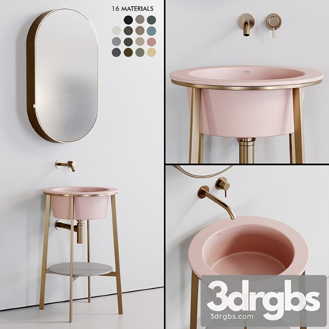 Ceramica Cielo Catino Tondo Washbasin 2 3dsmax Download - thumbnail 1