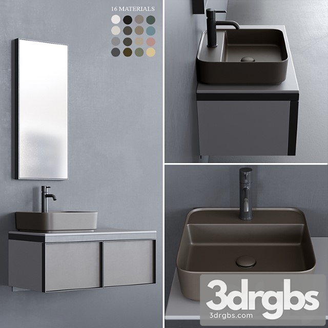 Ceramica Cielo Multiplo Set 6 3dsmax Download - thumbnail 1