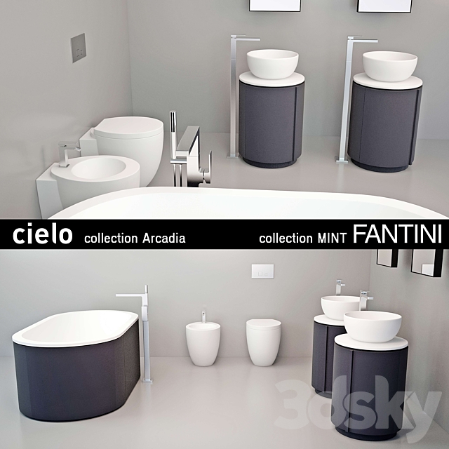 Cielo collection Arcadia + Fantini collection MINT 3DS Max Model - thumbnail 2