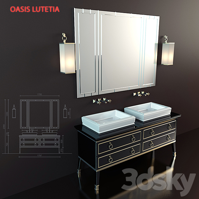 Composition Of L1 Oasis 3ds Max - thumbnail 1