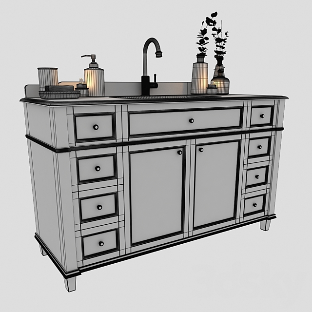 Cupboard 3ds Max - thumbnail 3