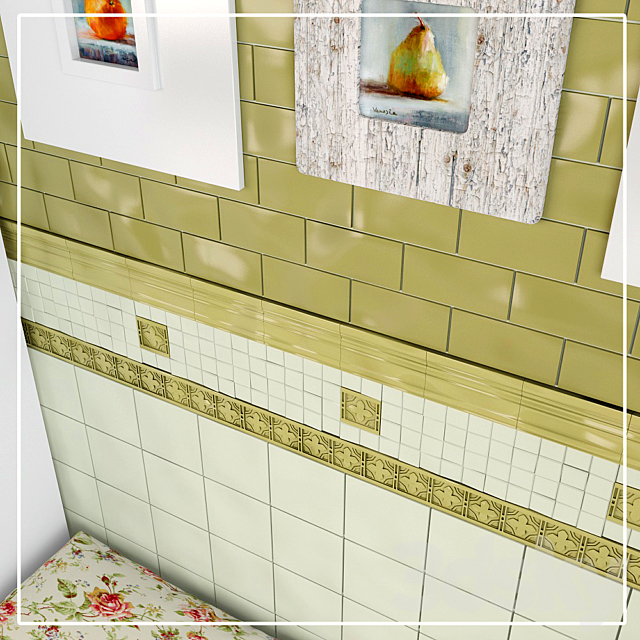 Decorative Bathroom Set 3DS Max Model - thumbnail 3