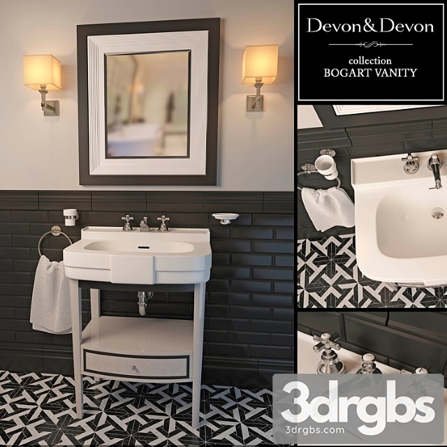 Devon Devon Basin Bogart Vanity 3dsmax Download - thumbnail 1