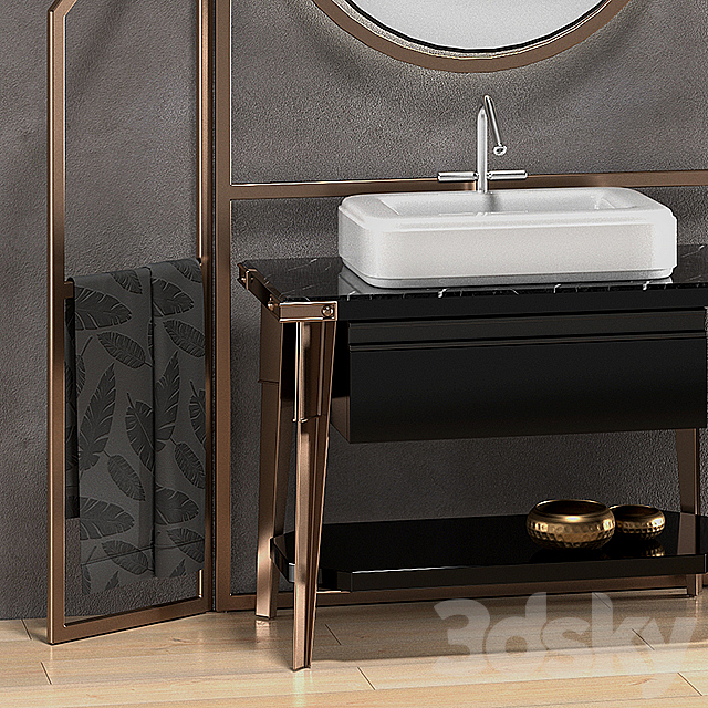 Diesel with Scavolini The Bathroom 3DS Max Model - thumbnail 2