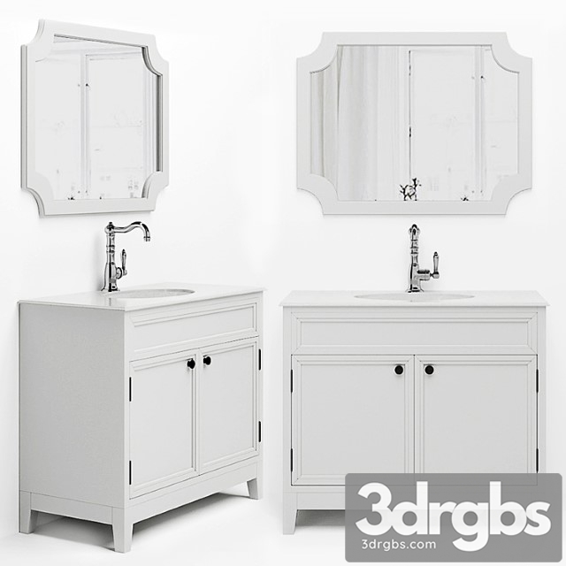 Downton Small Bathroom Cabinet Dantone Home - thumbnail 1