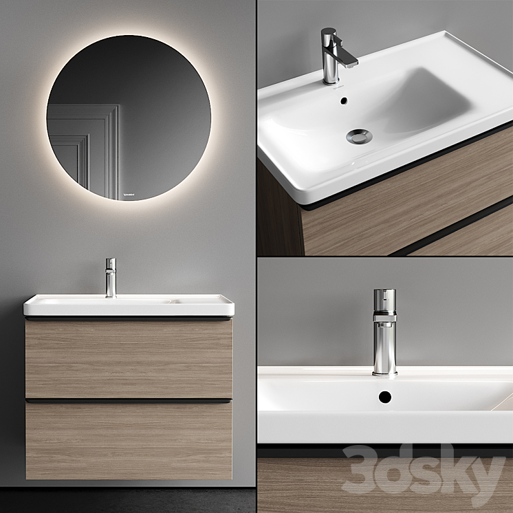 Duravit D-Neo Vanity Unit Set 1 3DS Max - thumbnail 1