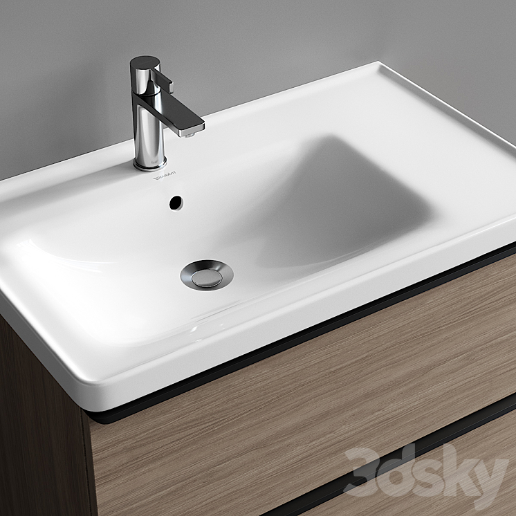 Duravit D-Neo Vanity Unit Set 1 3DS Max - thumbnail 2