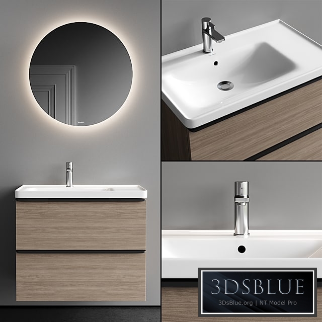 Duravit D-Neo Vanity Unit Set 1 3DS Max - thumbnail 3