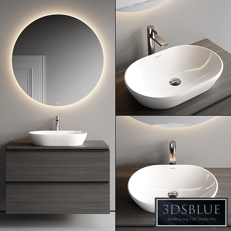 Duravit D-Neo Vanity Unit Set 3 3DS Max - thumbnail 3