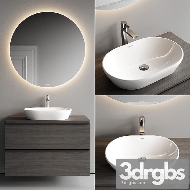 Duravit D-Neo Vanity Unit Set 3 3dsmax Download - thumbnail 1