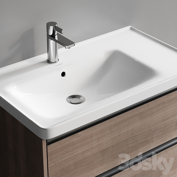 Duravit Ketho.2 Vanity Unit Set 3 3DS Max Model - thumbnail 2