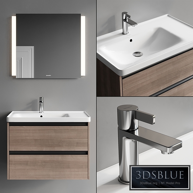 Duravit Ketho.2 Vanity Unit Set 3 3DS Max - thumbnail 3