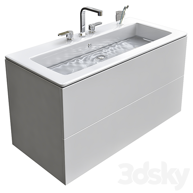 DURAVIT L-Cube 3ds Max - thumbnail 1