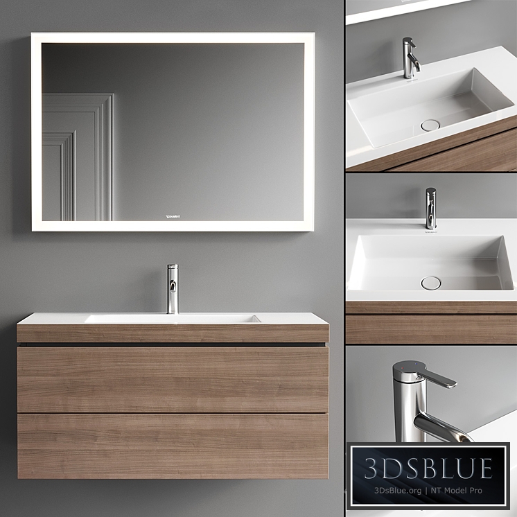 Duravit L-Cube Vanity Unit Set 1 3DS Max - thumbnail 3