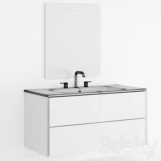 Duravit xvi 3DS Max Model - thumbnail 4