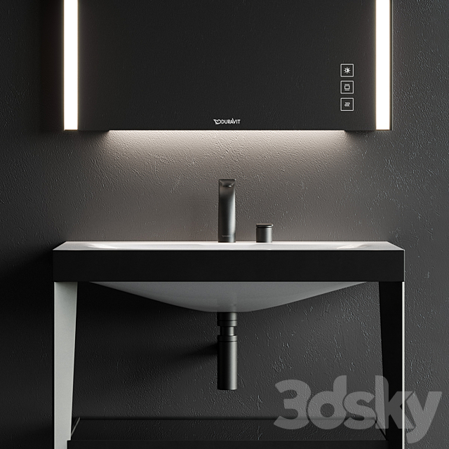 Duravit XViu | Console sink 3DS Max Model - thumbnail 3