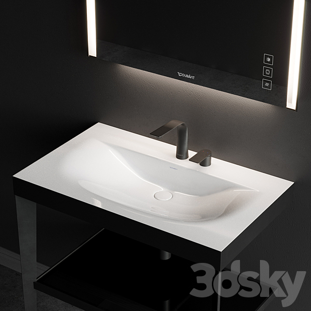 Duravit XViu | Console sink 3DS Max Model - thumbnail 4