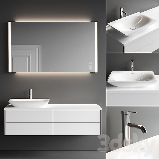 Duravit XViu Vanity Unit Set 2 3DSMax File - thumbnail 1