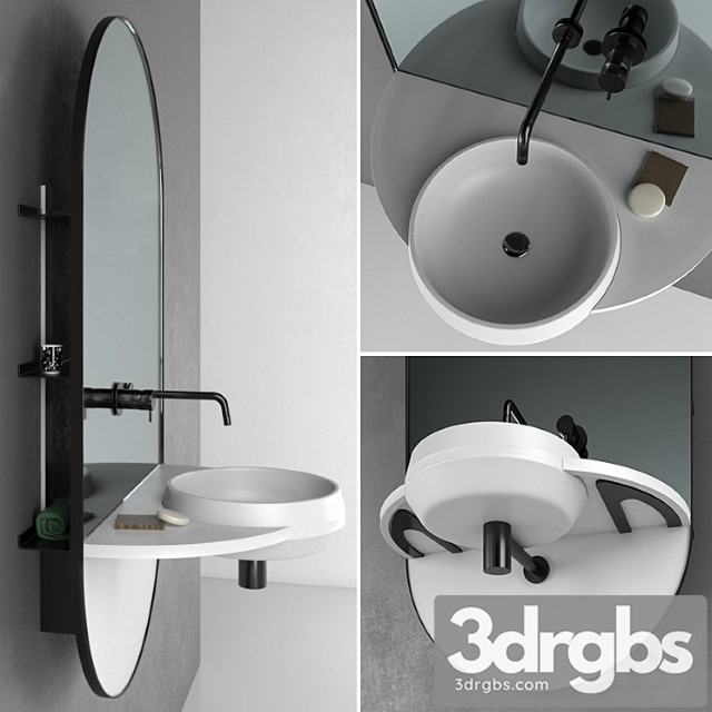 Ext Arco Bathroom Set 3dsmax Download - thumbnail 1