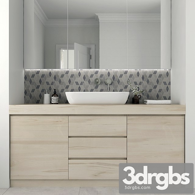 Furniture and Decor For Bathrooms 5 3dsmax Download - thumbnail 1