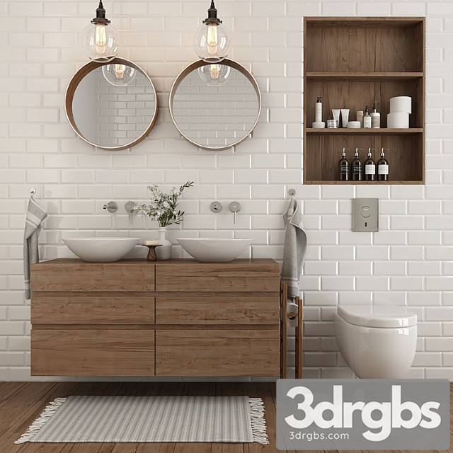 Furniture and Decor for the Bathroom 3dsmax Download - thumbnail 1