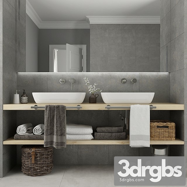 Furniture and Decor for WC 9 3dsmax Download - thumbnail 1