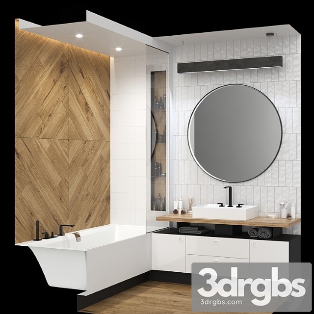 Furniture and decor in the bathroom. - thumbnail 1