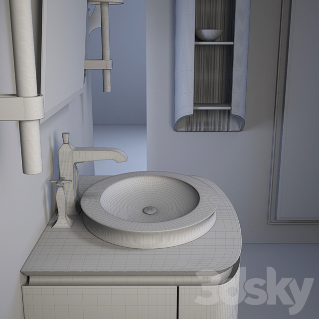 Furniture for bathrooms Karol Bania 3ds Max - thumbnail 3