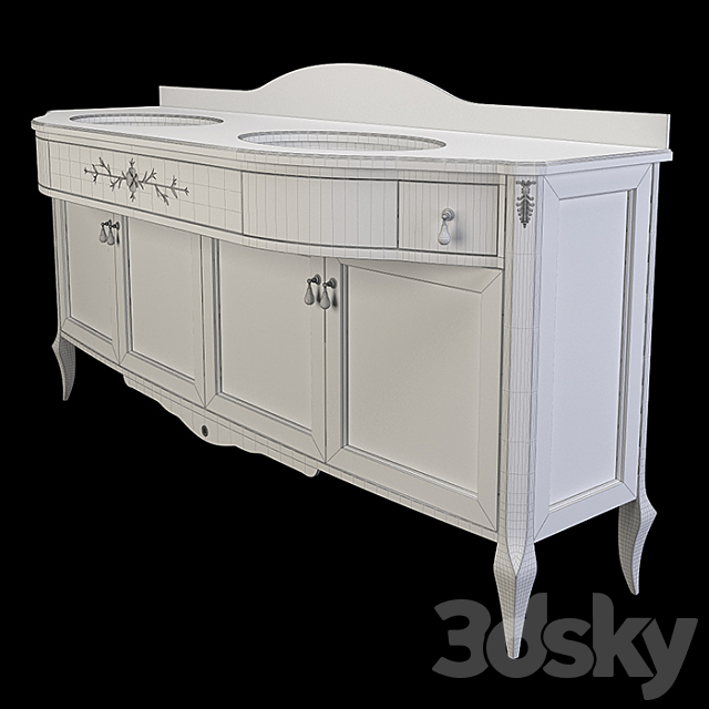 furniture set Epoque Plutone 3DS Max Model - thumbnail 5