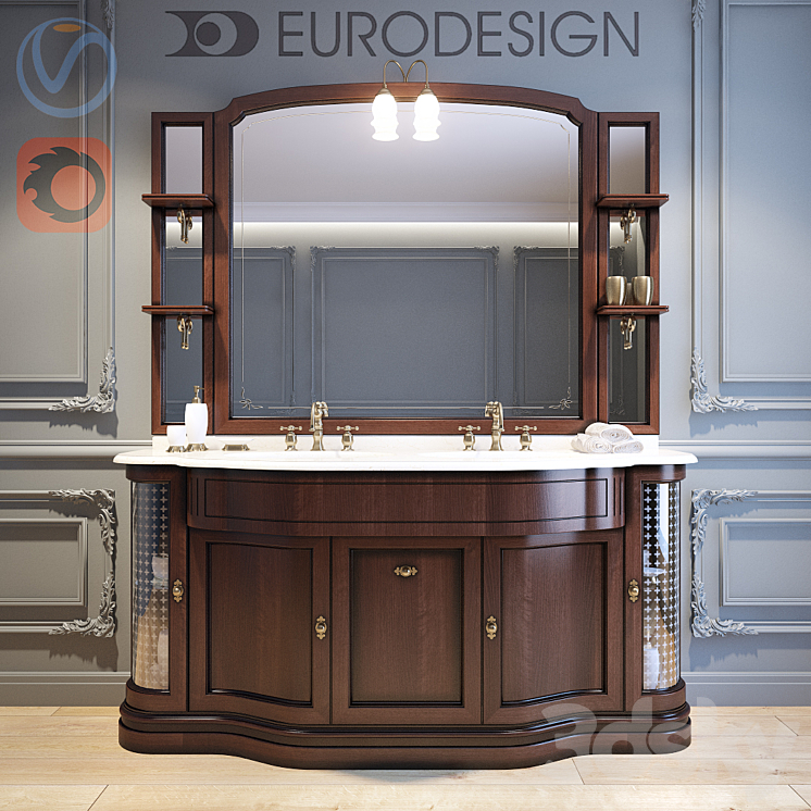 Furniture vannoy_Eurodesign_IL Borgo_Comp_6 3DS Max - thumbnail 1