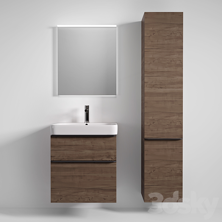 Geberit Smyle series washbasin 3DS Max - thumbnail 1