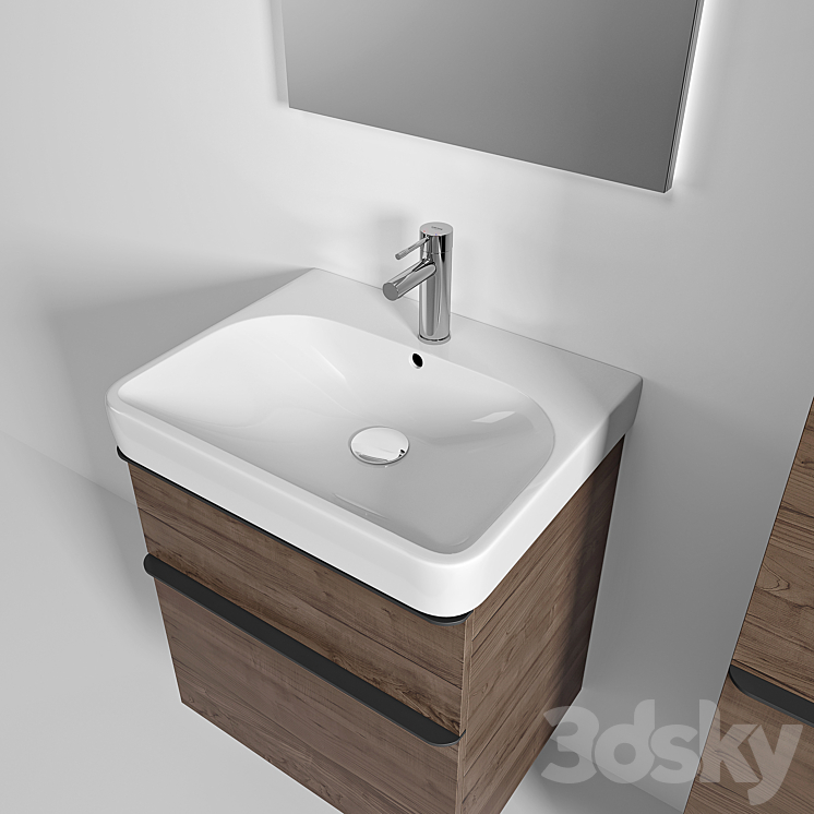 Geberit Smyle series washbasin 3DS Max - thumbnail 2