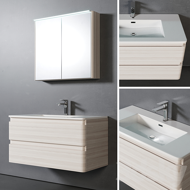 Gerona Bathroom Furniture 3ds Max - thumbnail 1