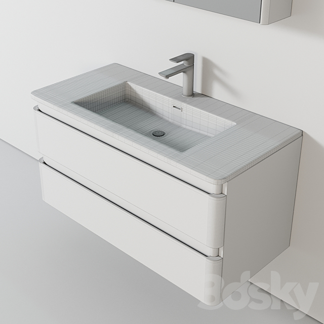 Gerona Bathroom Furniture 3ds Max - thumbnail 3