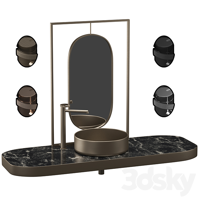 Gessi Anello Furniture 3ds Max - thumbnail 1