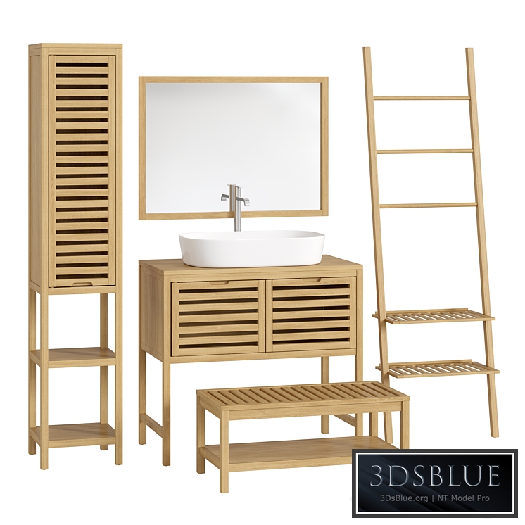 Haumea La redoute Bathroom furniture set # 03 3DS Max - thumbnail 3