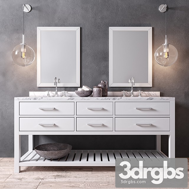 Hutton Double Washstand 3dsmax Download - thumbnail 1